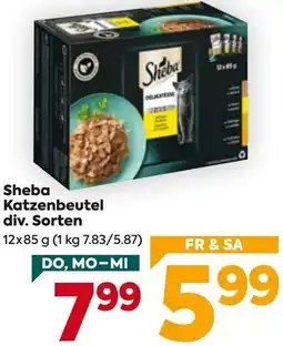 Billa Sheba Katzenbeutel Angebot