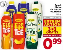Billa Rauch Eistee Angebot