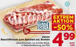 Billa clever Bauchfleisch zum Selchen od. Braten Angebot