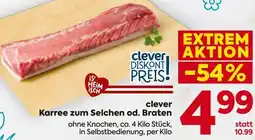 Billa clever Karree zum Selchen od. Braten Angebot