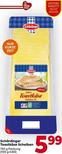 Billa Schärdinger Toastkäse Scheiben Angebot