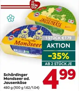 Billa Schärdinger Mondseer od. Jausenkäse Angebot