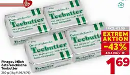Billa Pinzgau Milch österreichische Teebutter Angebot