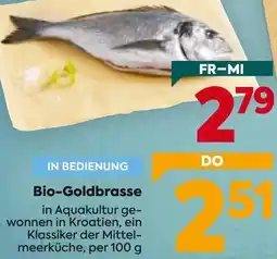 Billa Bio-Goldbrasse Angebot