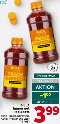 Billa BILLA immer gut Red Beats Rote Angebot