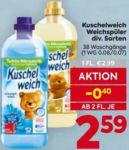 Billa Kuschelweich Weichspüler Angebot