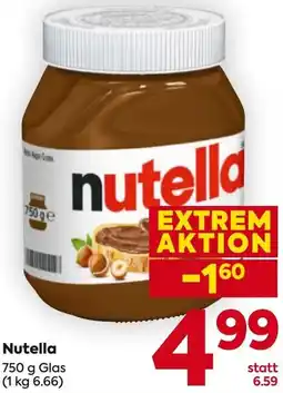 Billa Nutella Angebot