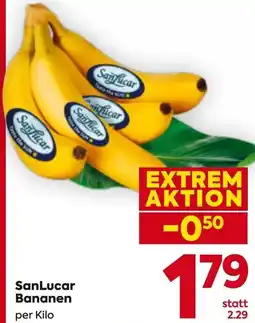 Billa SanLucar Bananen Angebot