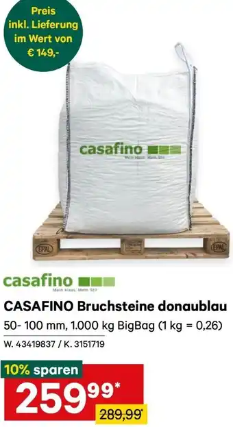 Casafino Bruchsteine donaublau