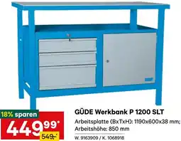 Lagerhaus Güde Werkbank Angebot