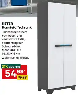 Lagerhaus Keter Kunststoffschrank Angebot