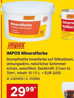 Lagerhaus Impos Mineralfarbe Angebot