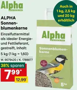 Lagerhaus Alpha Sonnen- blumenkerne Angebot
