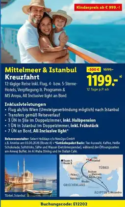 Lidl Reisen Mittelmeer & Istanbul Kreuzfahrt Angebot