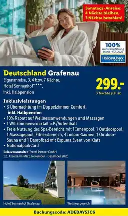 Lidl Reisen Deutschland Grafenau Angebot