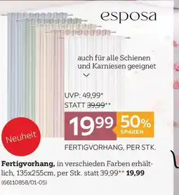 XXXLutz Fertigvorhang Angebot