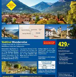 Lidl Reisen Südtirol Wanderreise Angebot