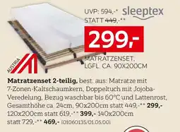 XXXLutz Sleeptex matratzenset Angebot