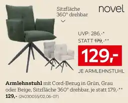 XXXLutz Novel armlehnstuhl Angebot