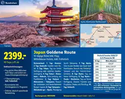 Lidl Reisen Japan Goldene Route Angebot