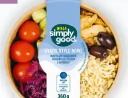 Billa Simply Good Gyros Style Bowl Angebot