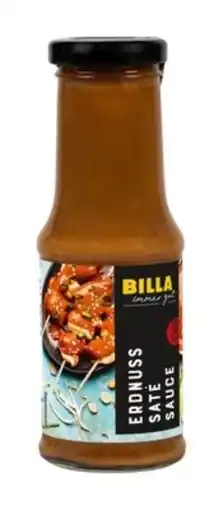 Billa Billa immer gut Saté Erdnuss Sauce Angebot