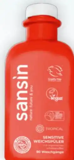 Billa Sansin Weichspüler Angebot