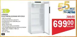 Metro LIEBHERR GLASTÜRKÜHLSCHRANK NRFVC5511 Angebot