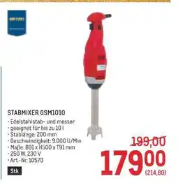Metro Stabmixer GSM1010 Angebot