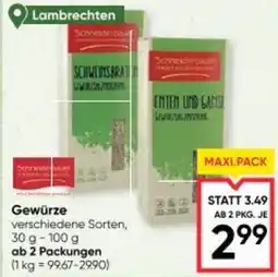 Maximarkt Gewürze Angebot