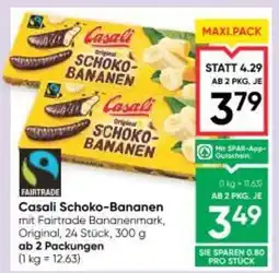 Maximarkt Schoko-Bananen Angebot