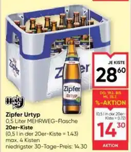 Maximarkt Zipfer Urtyp Angebot