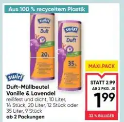 Maximarkt Müllbeutel Vanille & Lavendel Angebot