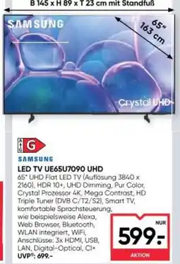 Maximarkt Led tv ue65u7090 uhd Angebot