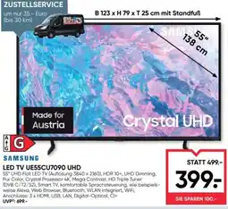 Maximarkt Led tv ue55cu7090 uhd Angebot