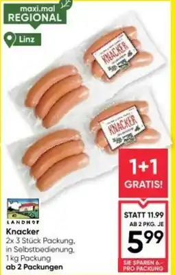 Maximarkt Knacker Angebot