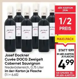 Maximarkt Josef Dockner Cuvée DOCG Zweigelt Cabernet Sauvignon Angebot