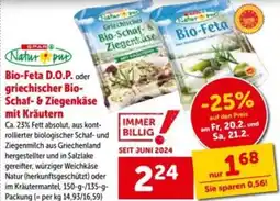 Interspar Bio-feta d.o.p. oder griechischer bio- schaf-&ziegenkäse mit kräutern Angebot