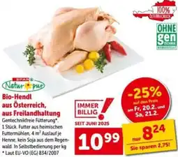 Interspar Bio-Hendl aus Österreich, aus Freilandhaltung Angebot