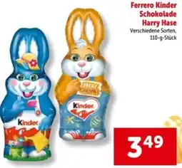 Interspar Ferrero Kinder Schokolade Harry Hase Angebot