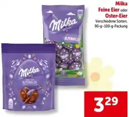 Interspar Milka Feine Eier oder Oster-Eier Angebot