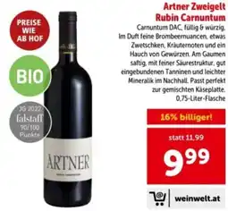 Interspar Artner Zweigelt Rubin Carnuntum Carnuntum Angebot
