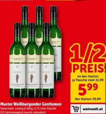 Interspar Muster Weißburgunder Gentlemen Angebot