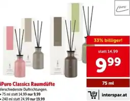 Interspar iPuro Classics Raumdüfte Angebot