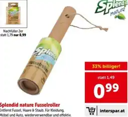 Interspar Splendid nature Fusselroller Angebot