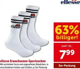 Interspar ellesse Erwachsenen-Sportsocken Angebot