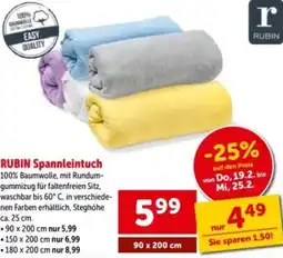 Interspar Rubin spannleintuch Angebot