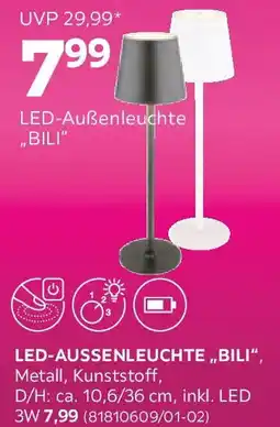 Mömax Led-außenleuchte bili Angebot