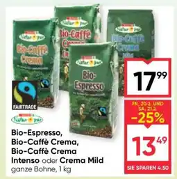 Maximarkt Bio-Espresso, Bio-Caffè Crema, Bio-Caffè Crema Intenso oder Crema Mild Angebot