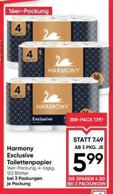 Maximarkt Harmony Exclusive Toilettenpapier Angebot